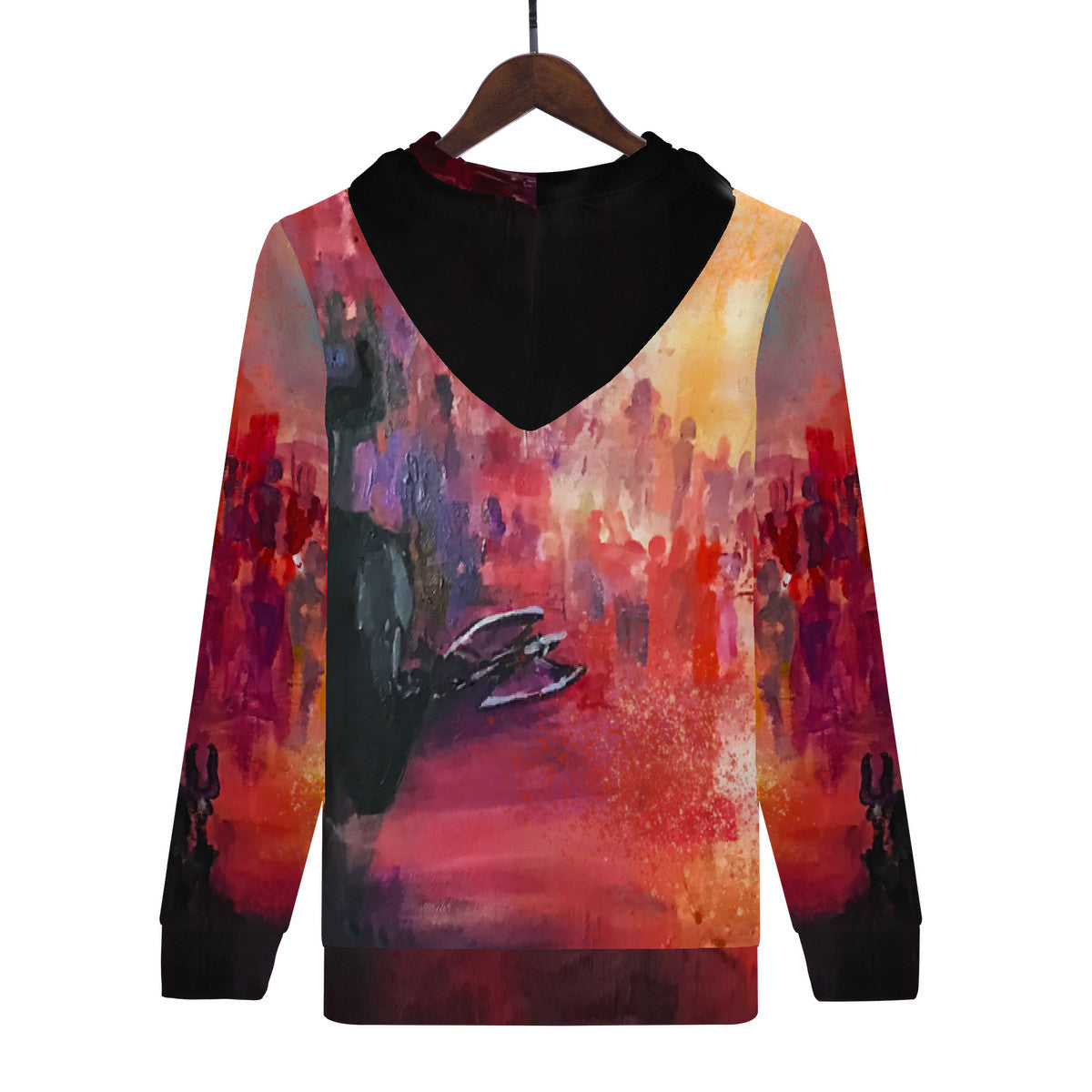 The Final Descent 3 – Wearable Art Hoodie | Original Artwork