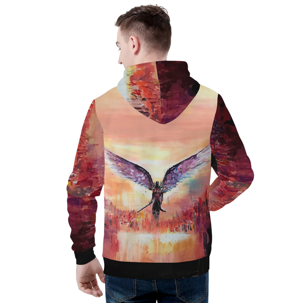 The Final Descent – Wearable Art Hoodie | Original Artwork