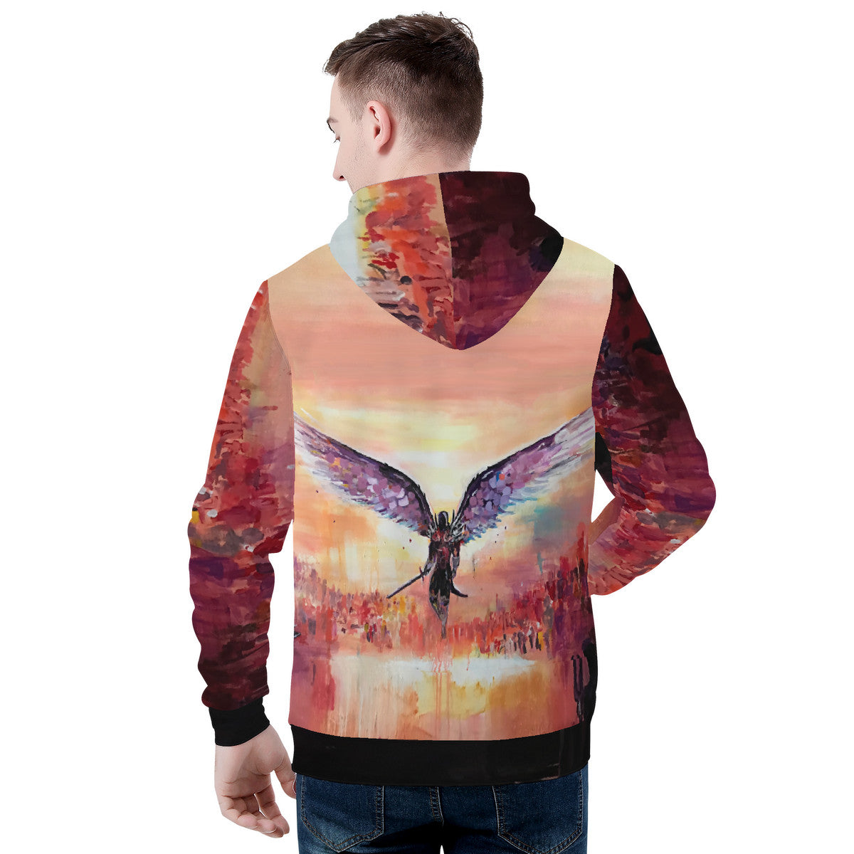 The Final Descent – Wearable Art Hoodie | Original Artwork