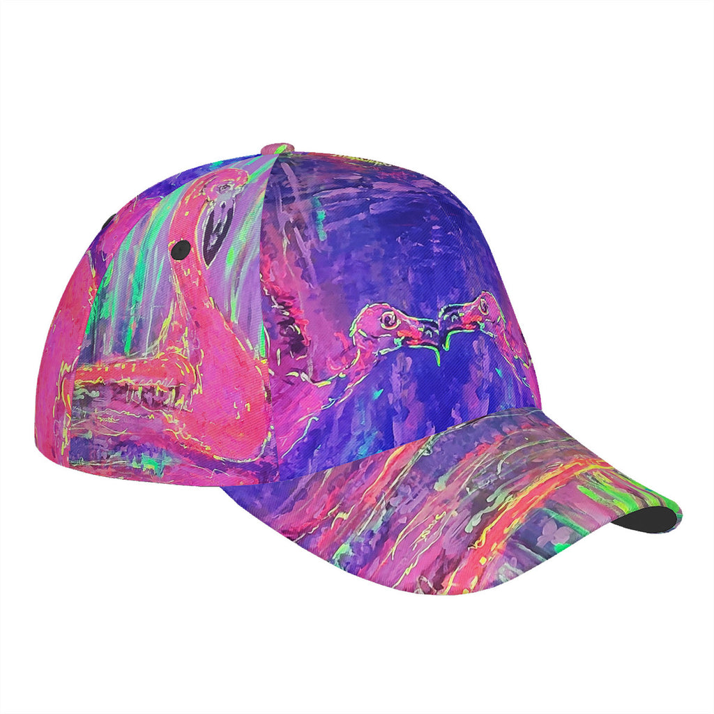 Self Reflection UV Reactive Curved Brim Baseball Cap