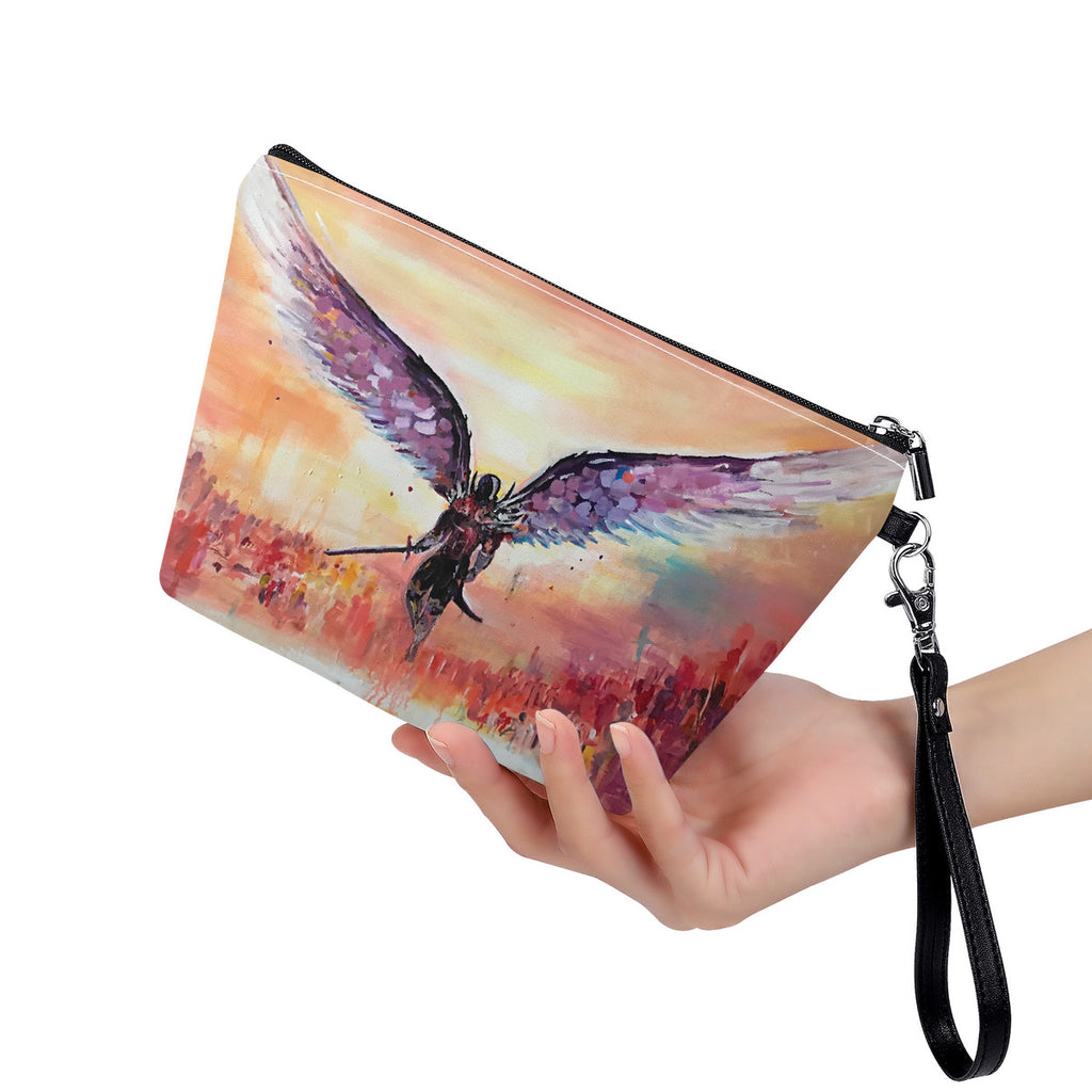 The Final Descent – Wearable Art Cosmetic Bag | Original Artwork