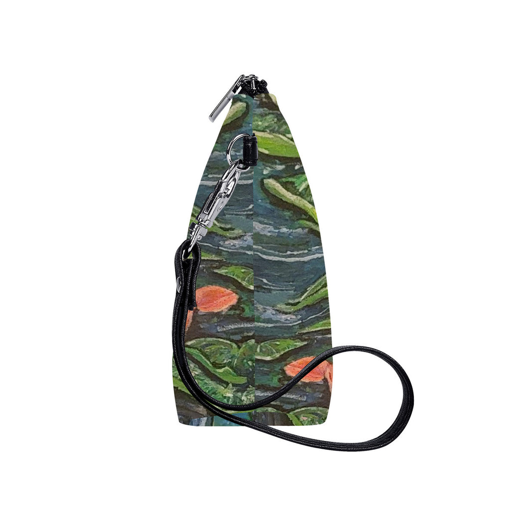 Electric Lily | Wearable Art Sling Cosmetic Bag | Original Art by Aysha Austin