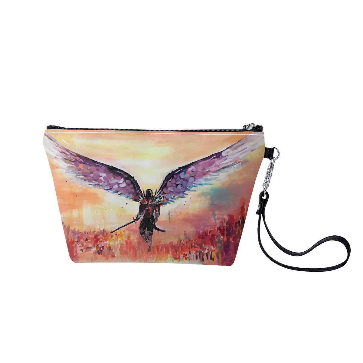 The Final Descent – Wearable Art Cosmetic Bag | Original Artwork
