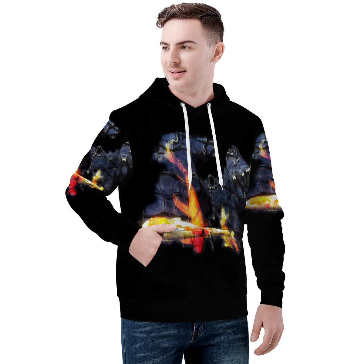 Koi Pond Unisex Pullover Hoodie