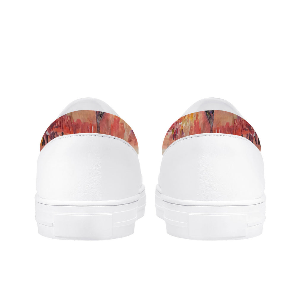 The Final Descent – Kids Canvas Slip-On Shoes | Original Artwork
