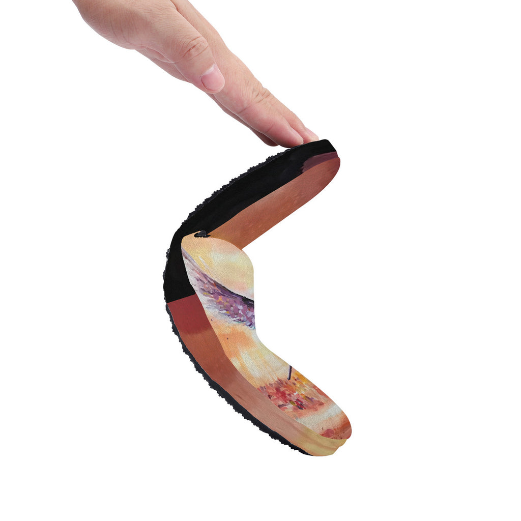 The Final Descent - Slide Art Slippers - Original Art by Aysha Austin