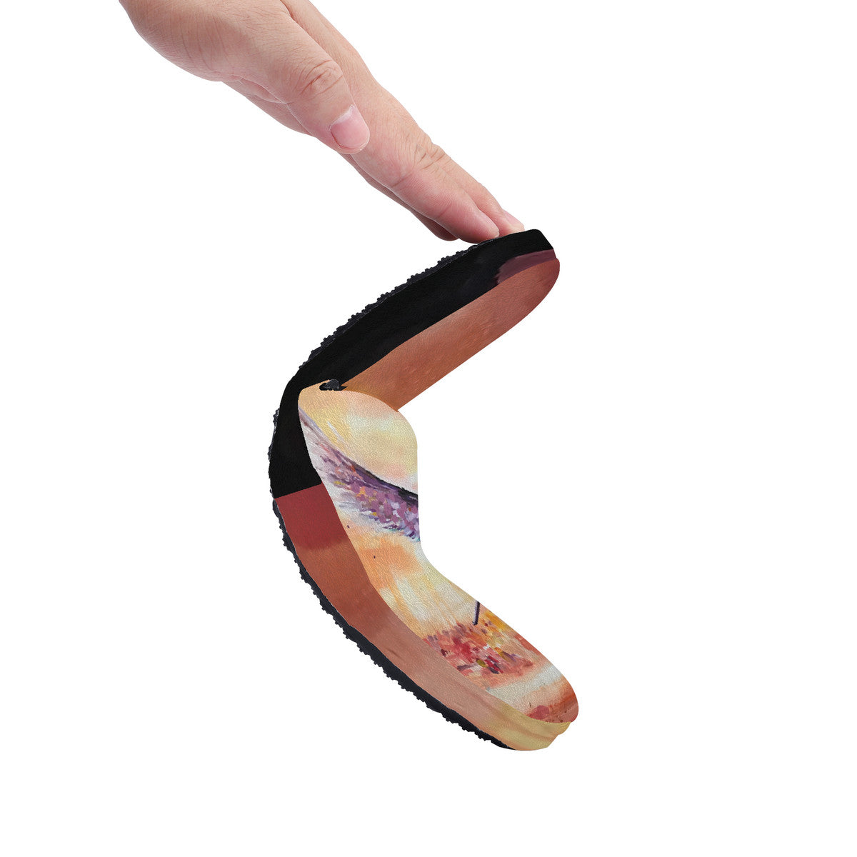 The Final Descent - Slide Art Slippers - Original Art by Aysha Austin