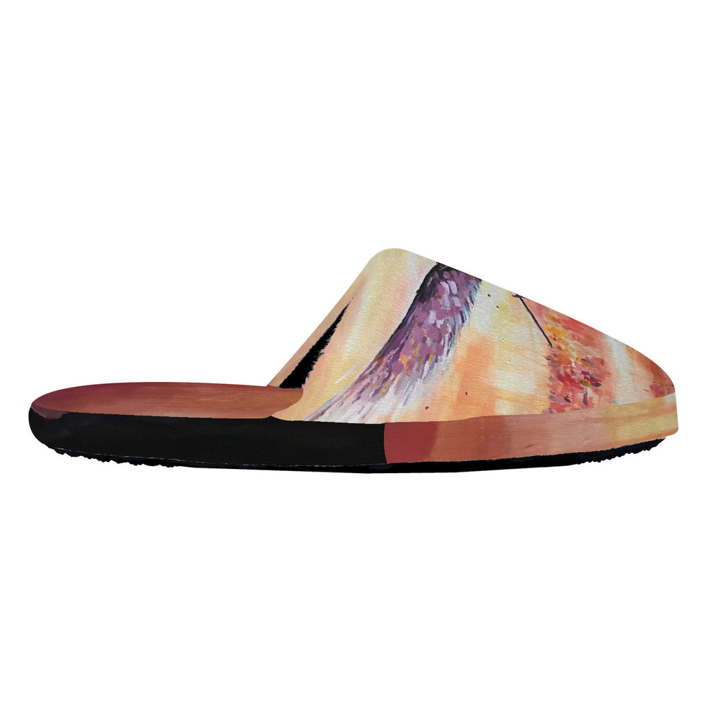 The Final Descent - Slide Art Slippers - Original Art by Aysha Austin