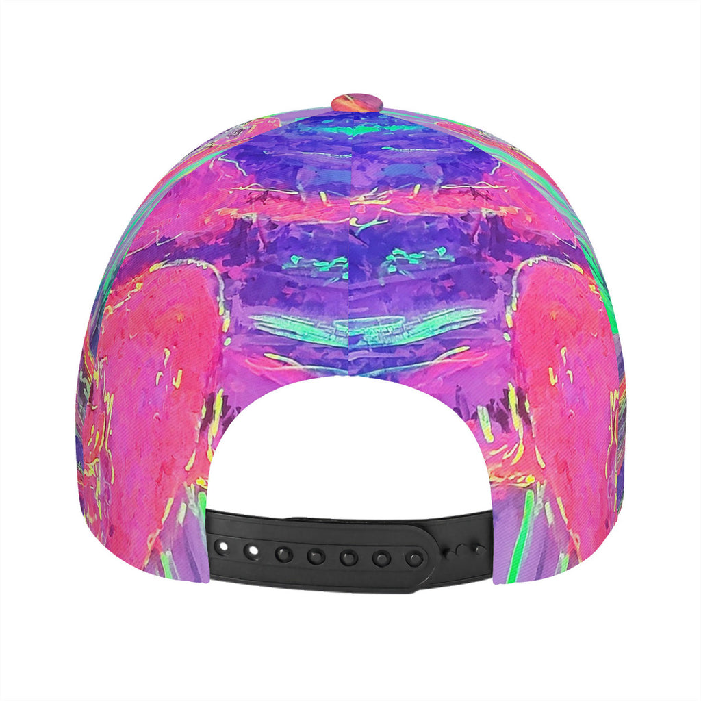 Self Reflection UV Reactive Curved Brim Baseball Cap