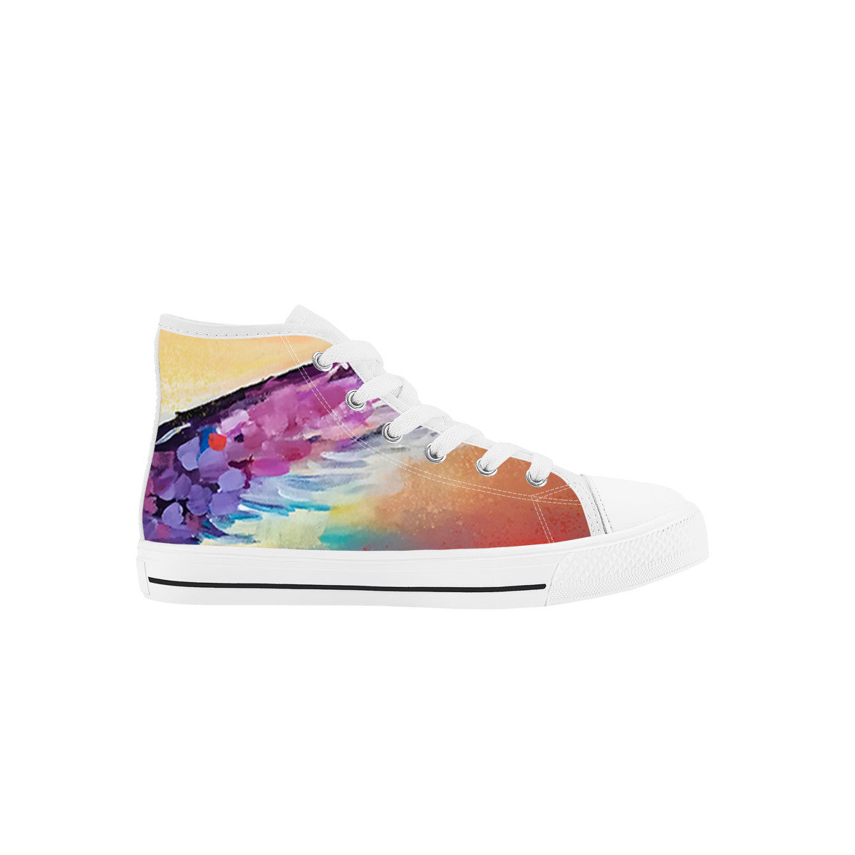 Just Wings – Wearable Art Kids High Top Canvas Shoes | Original Artwork