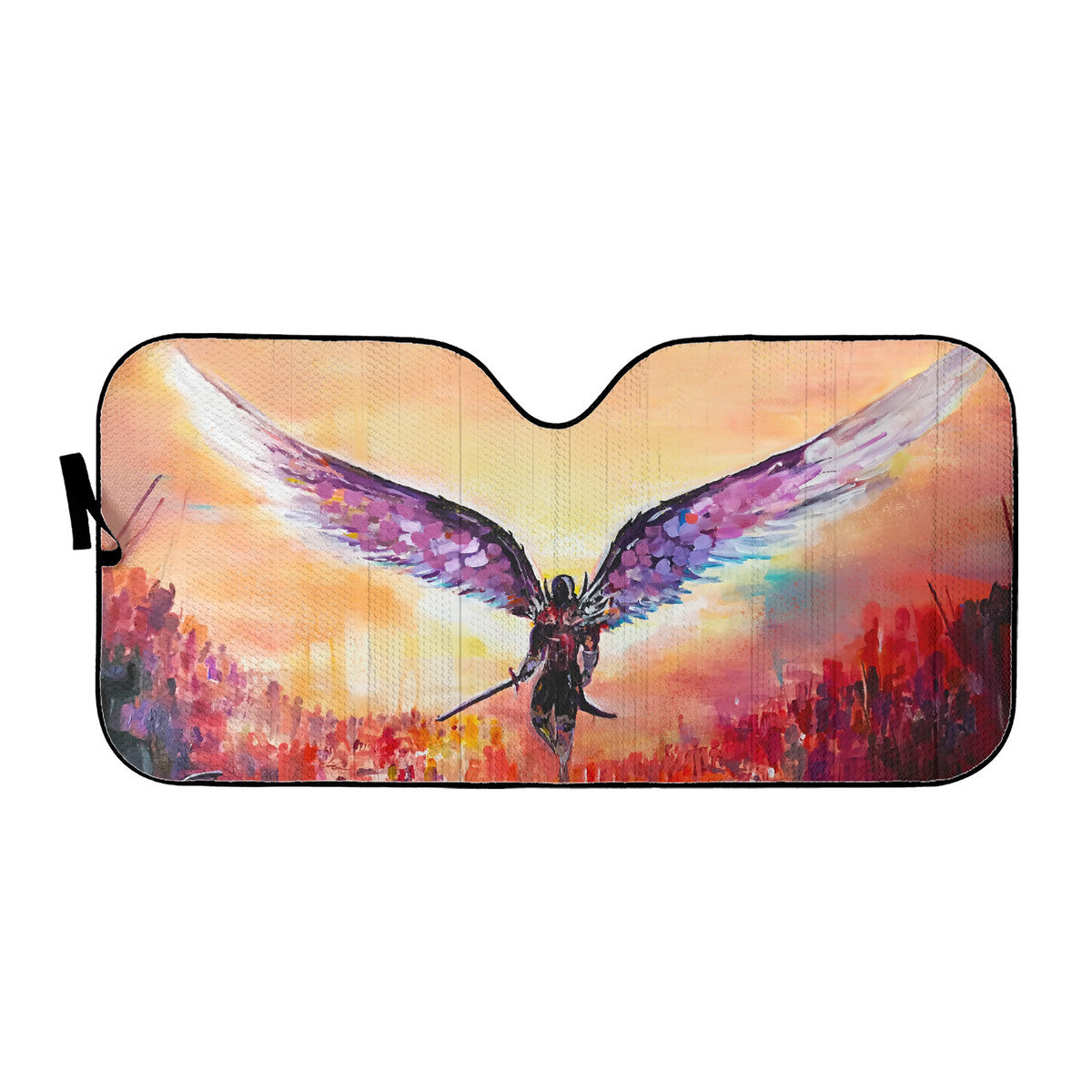The Final Descent - Auto Sun Shade - Original Art by Aysha Austin