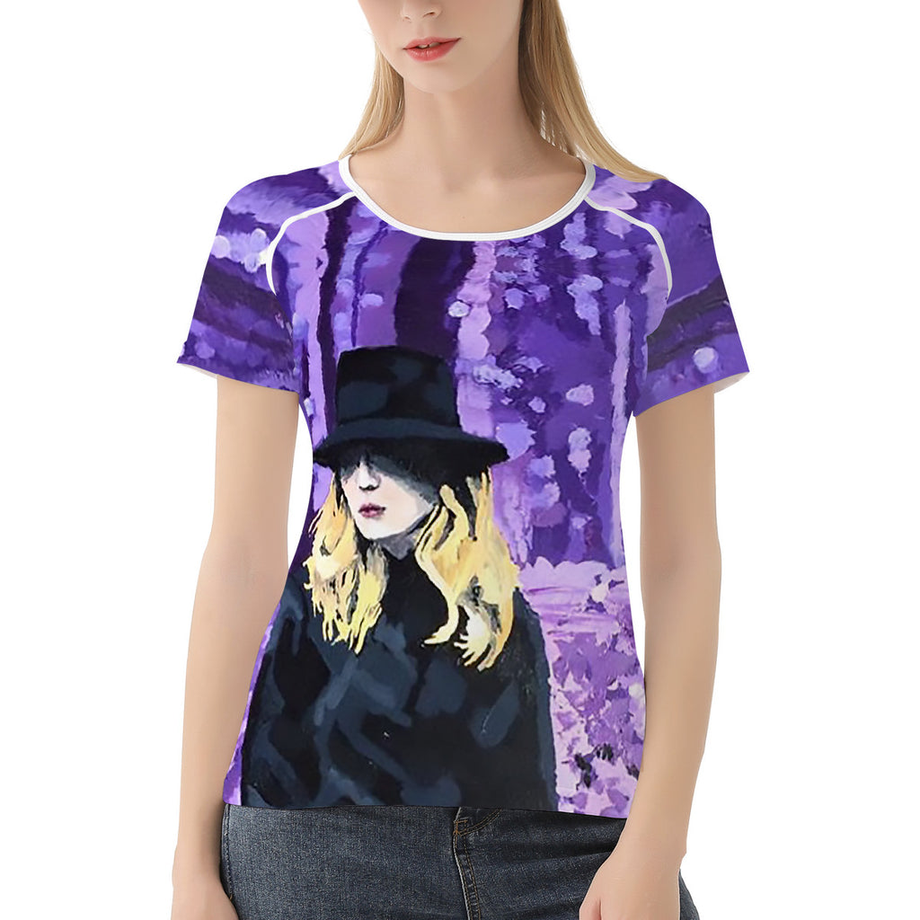 Mystery - Wearable Art Women's T-shirt - Original by Aysha Austin