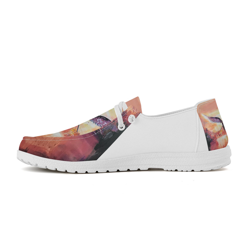The Final Descent 2 – Wearable Art Slip-On Loafers | Original Artwork
