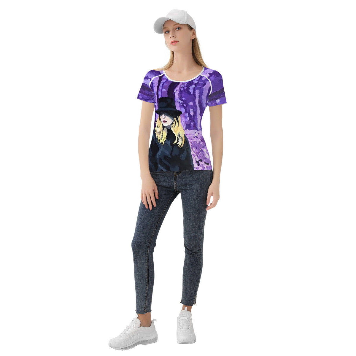 Mystery - Wearable Art Women's T-shirt - Original by Aysha Austin