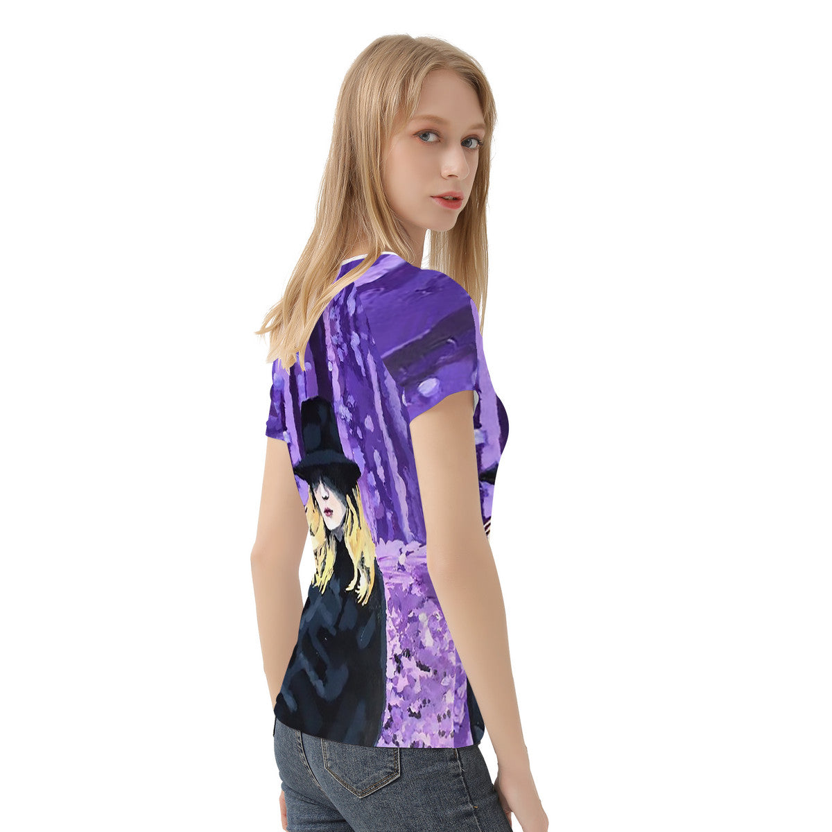 Mystery - Wearable Art Women's T-shirt - Original by Aysha Austin