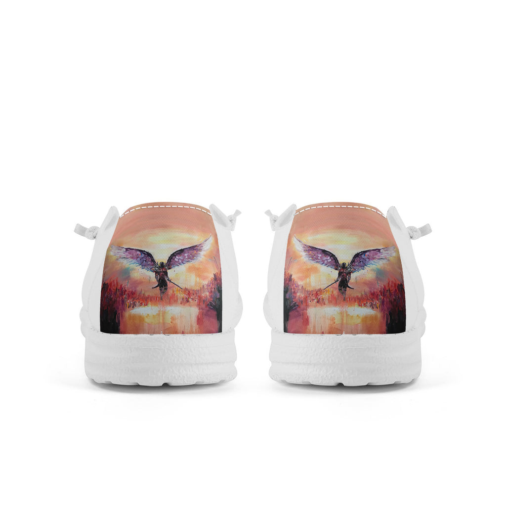 The Final Descent 2 – Wearable Art Slip-On Loafers | Original Artwork