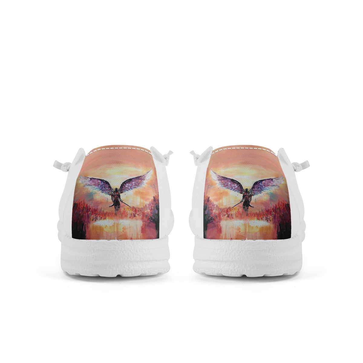 The Final Descent 2 – Wearable Art Slip-On Loafers | Original Artwork