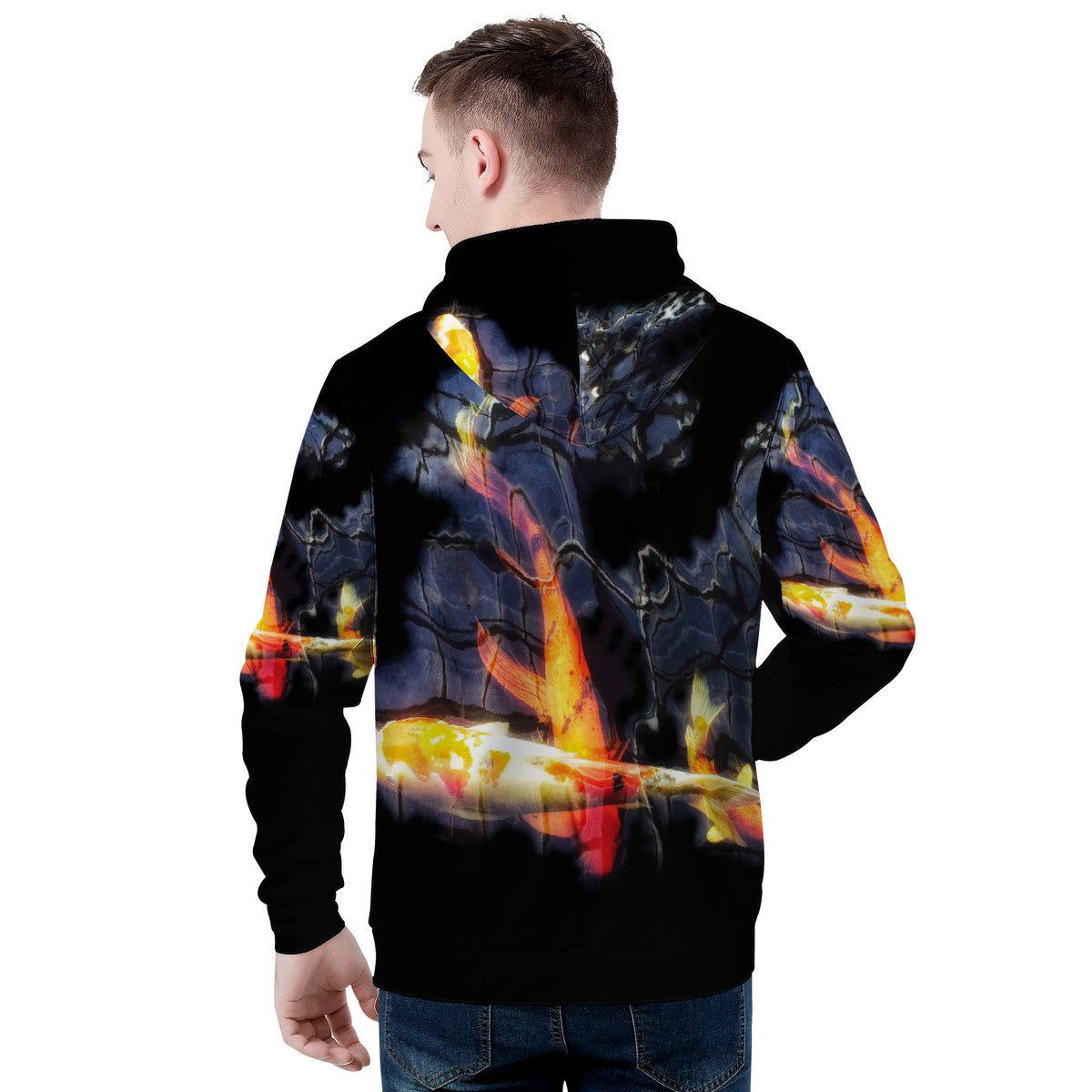 Pi Koi Pond | Artist-Edition Graphic Hoodie | Original Art by Aysha Austin