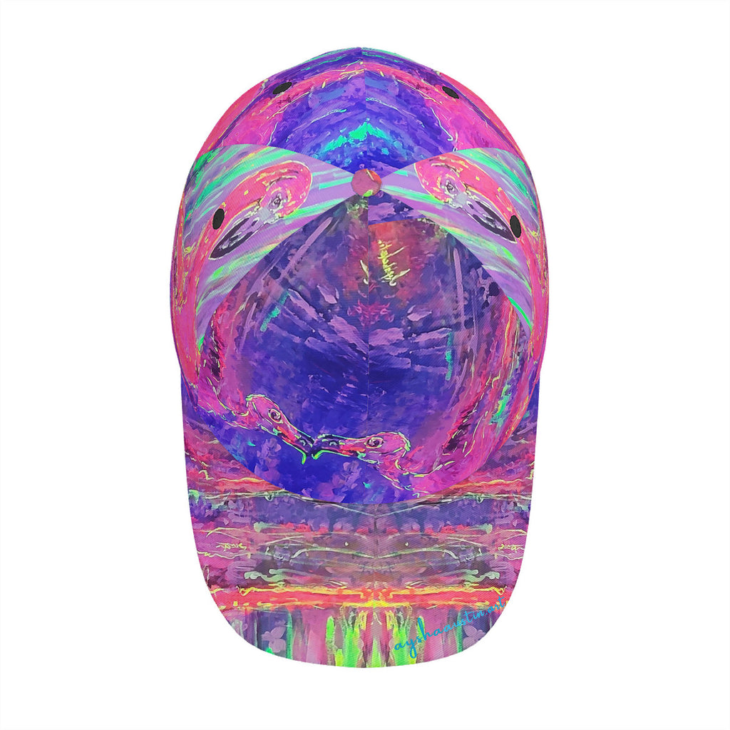Self Reflection UV Reactive Curved Brim Baseball Cap