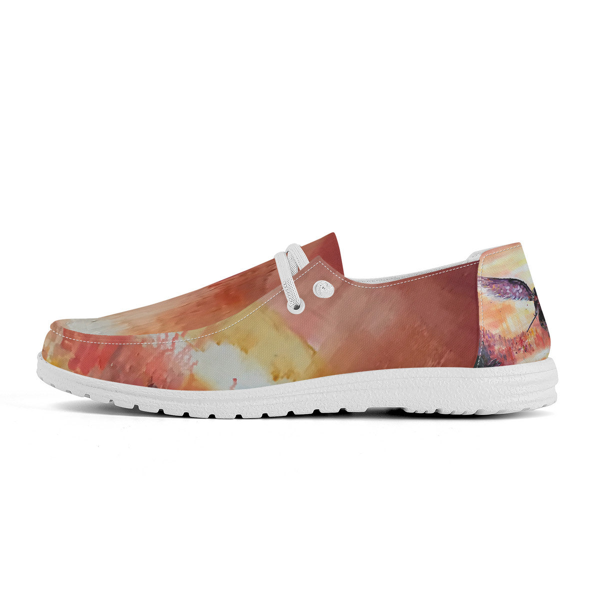 The Final Descent – Wearable Art Slip-On Loafers | Original Artwork