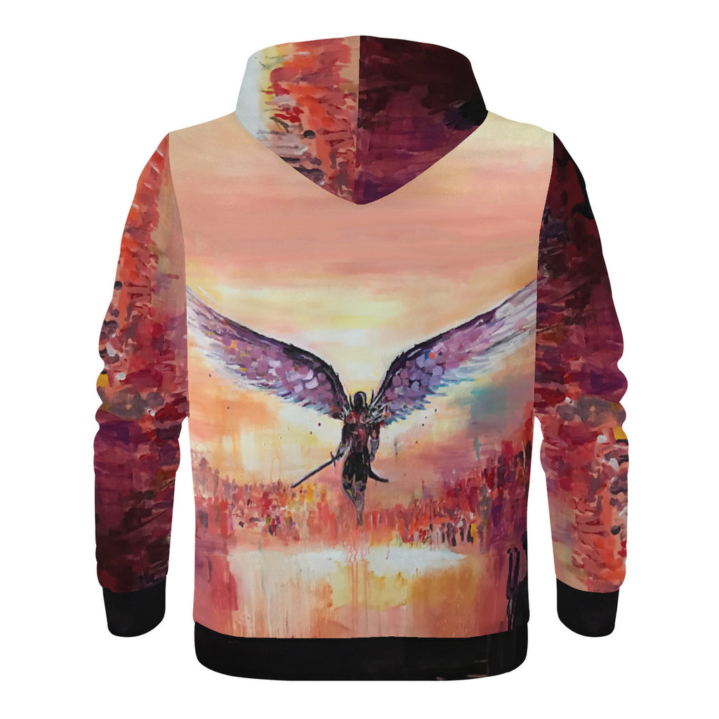 The Final Descent – Wearable Art Hoodie | Original Artwork