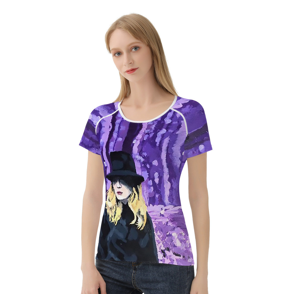 Mystery - Wearable Art Women's T-shirt - Original by Aysha Austin
