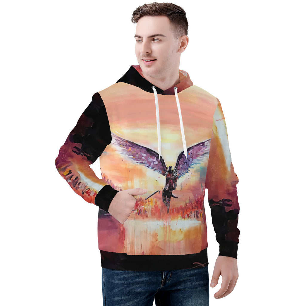 The Final Descent – Wearable Art Hoodie | Original Artwork