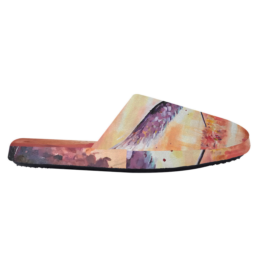 The Final Descent - Slide Art Slippers - Original Art by Aysha Austin