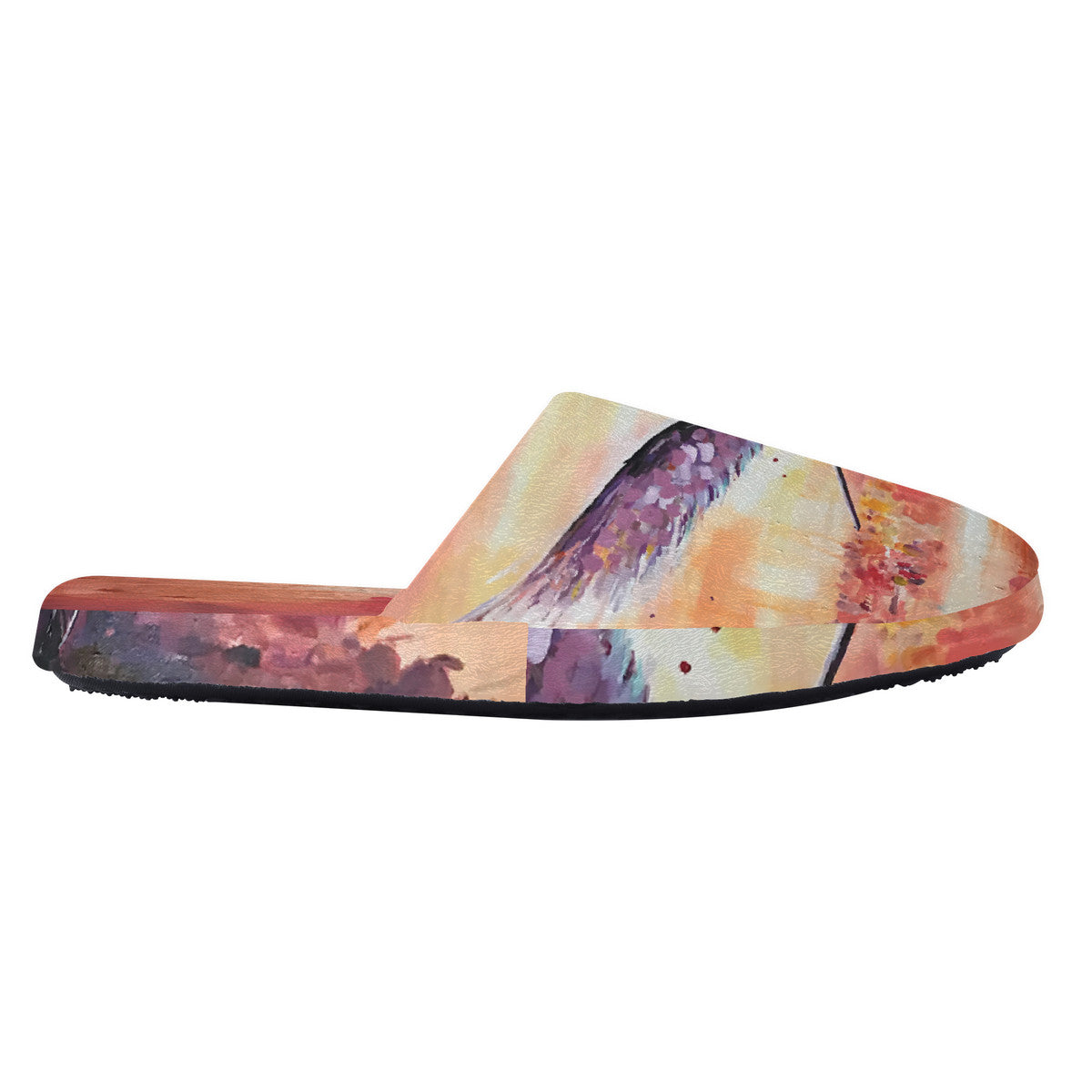 The Final Descent - Slide Art Slippers - Original Art by Aysha Austin